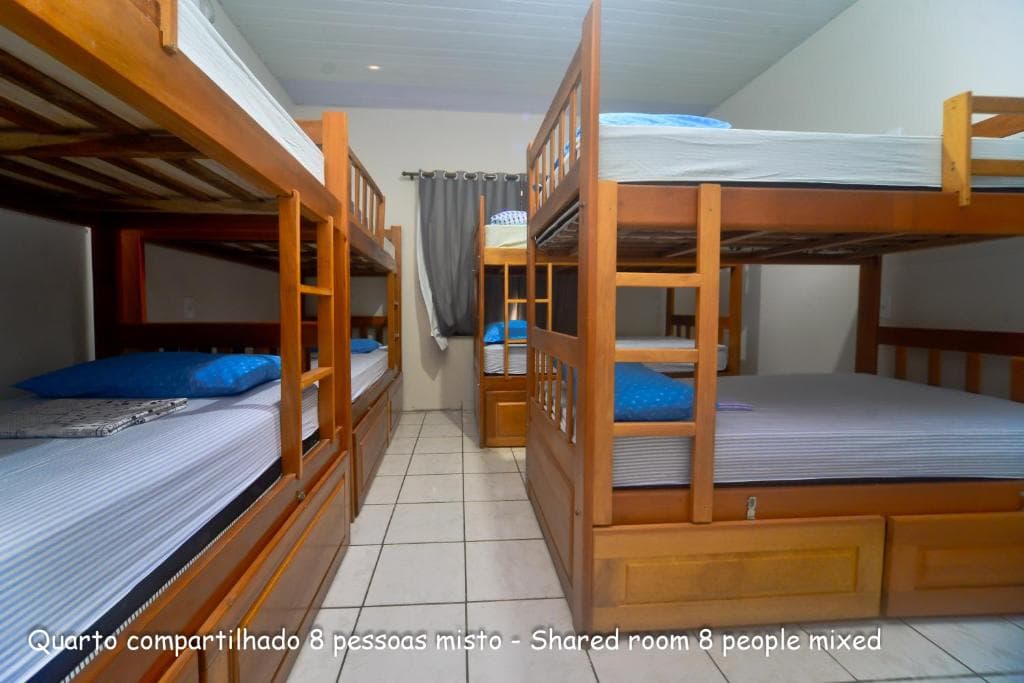 Dormitório do hostel